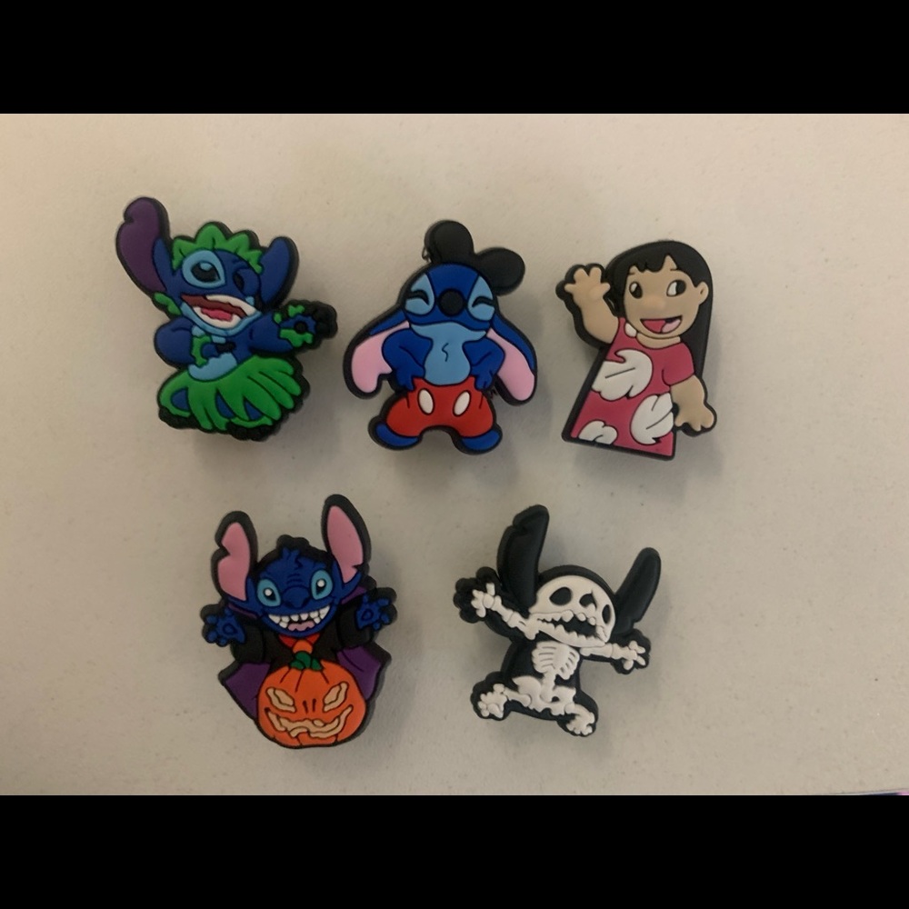 Disney Stitch Croc Charms bundle
